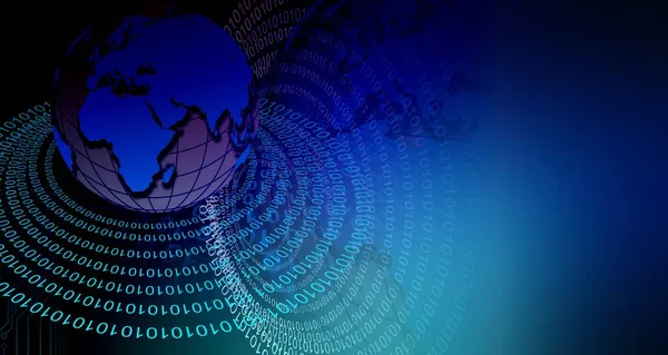 ikili kodlu soyut geleceksel arkaplan