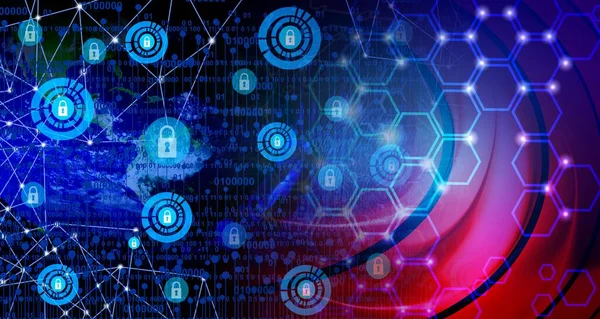 Fütürist teknolojiyle soyut bir arka plan. 3d illüstrasyon.