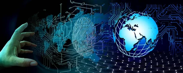 İnternet bağlantısı konsepti. küresel ağ ve iletişim.