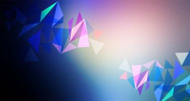 Üçgenli soyut arkaplan. 3d illüstrasyon