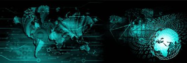 ikili kodlu soyut arkaplan