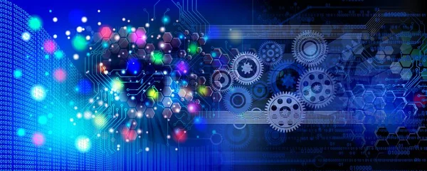 Vites ve dişli tekerlekleri olan soyut bir arka plan. vektör illüstrasyonu