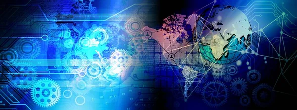 vites ve dişli tekerlekleri olan soyut arkaplan