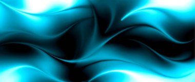 Soyut arkaplan. Güzel mavi dalgalı doku. 3d görüntüleme, illüstrasyon.