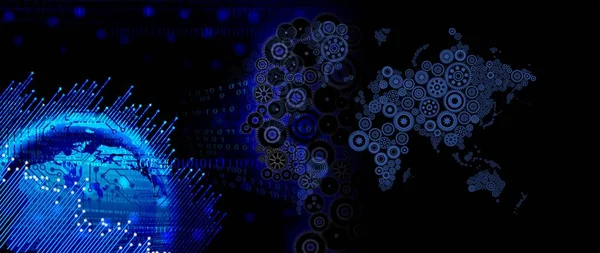 ikili kodlu soyut arkaplan