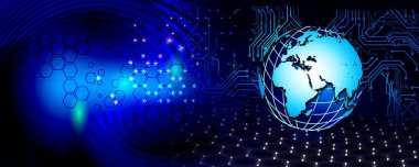 İnternet bağlantısı, teknoloji kavramı.