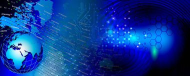 İnternet üzerinde ikili kodlu arkaplan