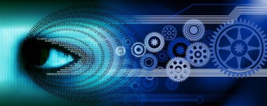 ikili kodlu soyut teknoloji arkaplanı