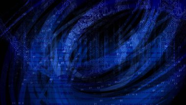 metin için alanı olan dijital arkaplan