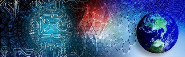 Dünya haritası ve küresi olan soyut arkaplan