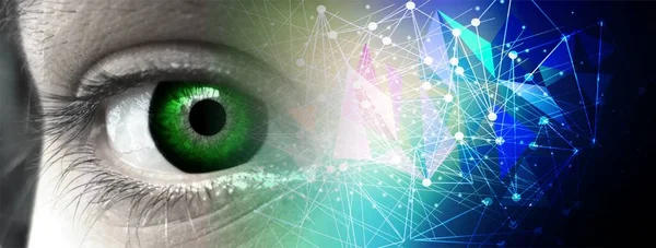 Geleceğin teknolojisi konsepti.