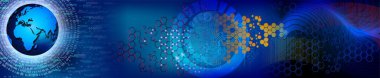 siber güvenlik kavramı, küresel internet ve teknoloji teması