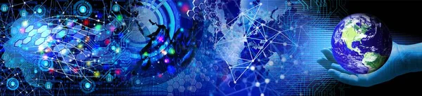 Dünya haritasının soyut arka planı, teknoloji. ağ bağlantısı. küresel iletişim. İnternet, sosyal medya