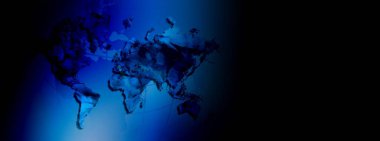 Metinler için yer ve yer. Dünya Gezegeni ve NASA elementleri, 3D görüntüleme