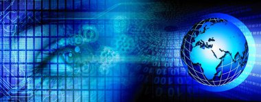 Küresel dünya haritası arka planı. Küresel iş ve internet kavramı. vektör illüstrasyonu.