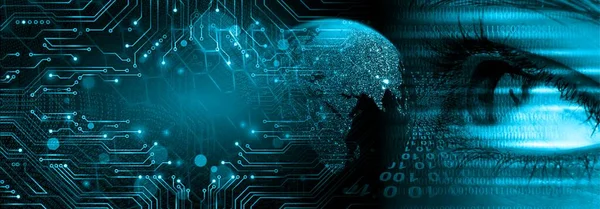 Siber devre gelecekteki teknoloji kavramı