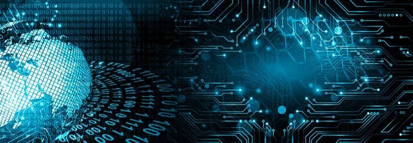 ikili kodlu soyut teknoloji arkaplanı