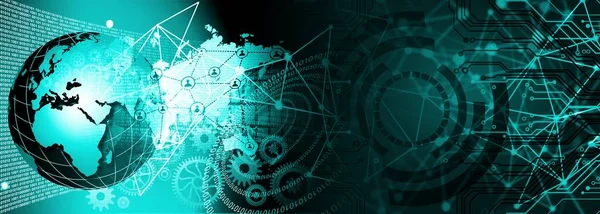 Dünya haritası ve küresi olan soyut arkaplan