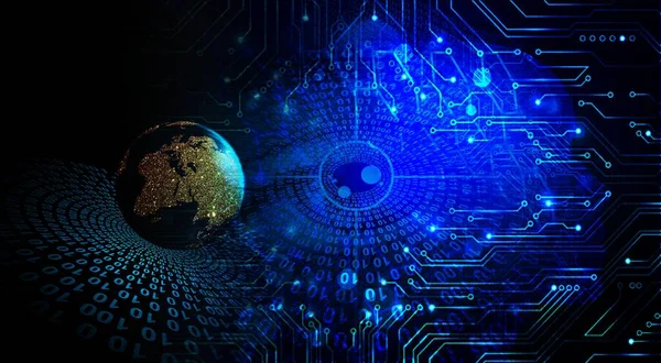 ikili kodlu soyut teknoloji arkaplanı