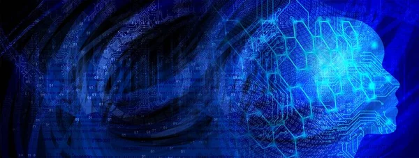 Fütürist teknolojiyle soyut bir arka plan. 3d illüstrasyon