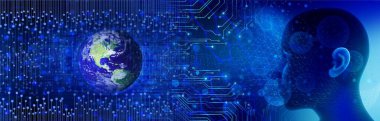 Küresel teknoloji kavramının dijital bileşimi