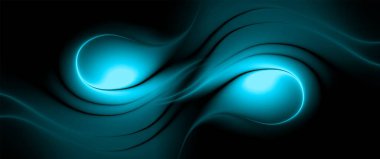 Soyut arkaplan. Renkli dalgalı tasarım duvar kağıdı. yaratıcı grafik 2D çizim. Dinamik şekilli modaya uygun sıvı örtüsü