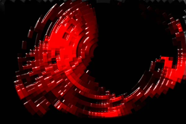 Abstract Background Glowing Glass Red Stripes — Zdjęcie stockowe