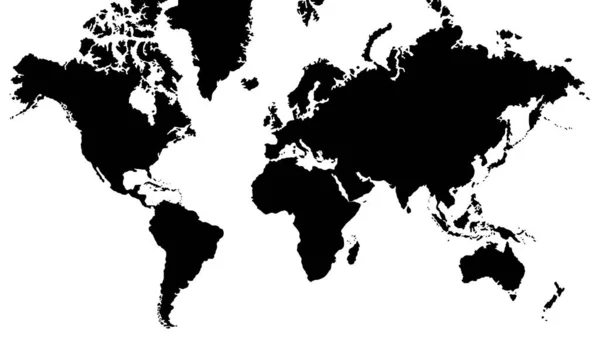 World Map Image Country — Fotografia de Stock