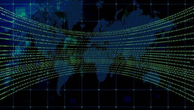 ikili kodlu soyut arkaplan