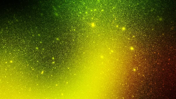 Golden Christmas Background Beautiful Abstract Bright Yellow Green Gold Lights — ストック写真