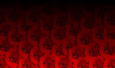 Koyu arkaplanda beyaz kurdeleli kırmızı güller. Sevgililer günü, kutlama, doğum günü, sevgililer günü,