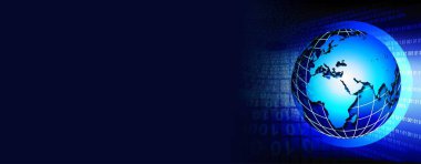 soyut dünya haritası ve küresi, küresel ağ, bağlantı, konsept arka plan.