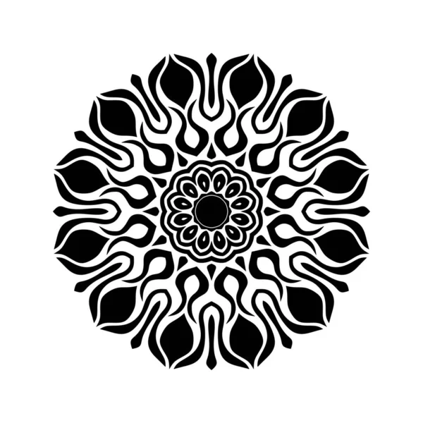 Patrón Mandala Ilustración Vectorial —  Fotos de Stock