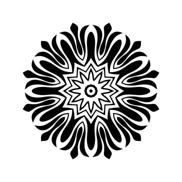 Patrón Mandala Ilustración Vectorial —  Fotos de Stock