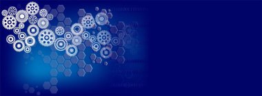 Vites ve dişli tekerlekleri olan soyut bir arka plan. vektör illüstrasyonu