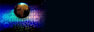 Metnin için alanı olan soyut arkaplan