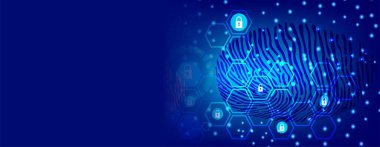 İkili kodlu soyut teknoloji arka planı. vektör illüstrasyonu