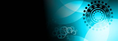 Vites ve teçhizatla soyut bir arkaplan. vektör illüstrasyonu