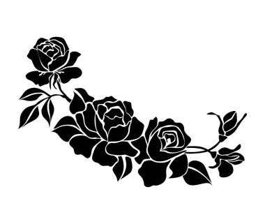 Çiçek arkaplanının vektör çizimi