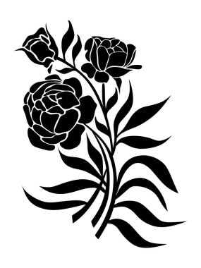 Çiçek arkaplanının vektör çizimi