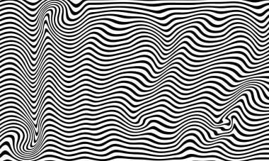 eğri çizgileri olan soyut vektör arkaplanı.