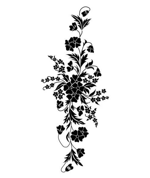 Ilustración Vectorial Ornamento Floral — Foto de Stock