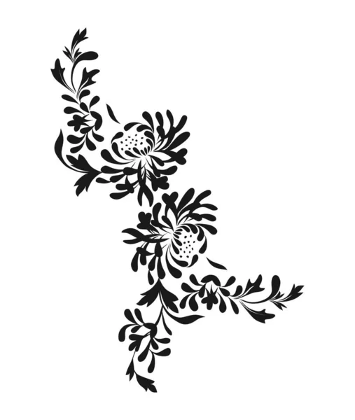 Vector Illustratie Van Bloemen Ornament — Stockfoto