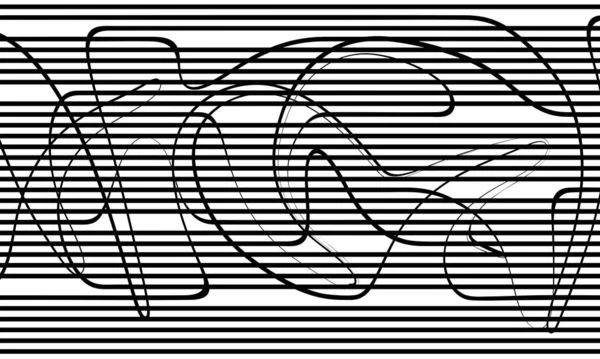 Abstraktes Geometrisches Muster Vektorillustration — Stockfoto