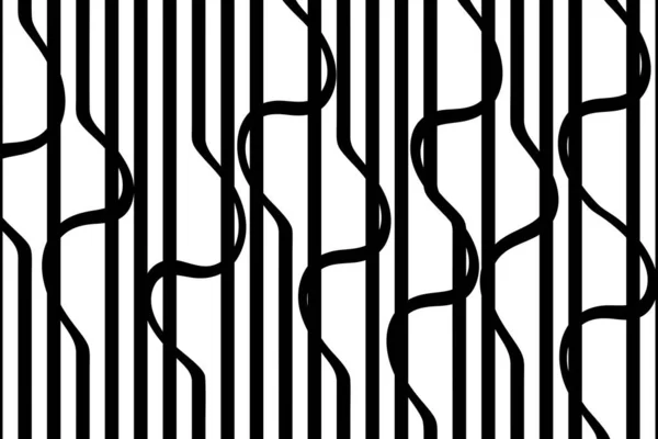 Seamless Pattern Oblique Black Segments — Stock Photo, Image