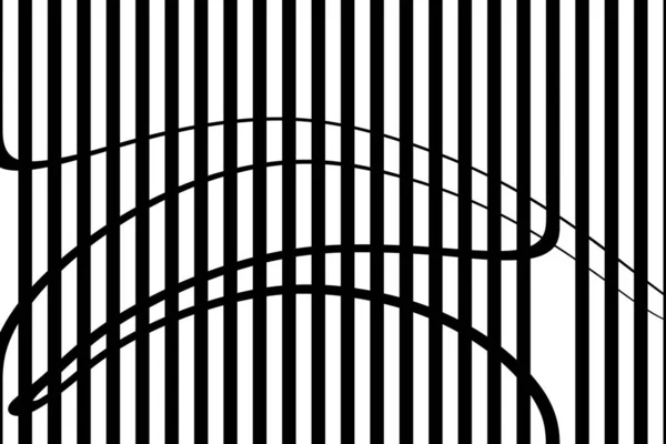 Abstract Geometric Background Monochrome Texture Black White Textured — Stock Photo, Image