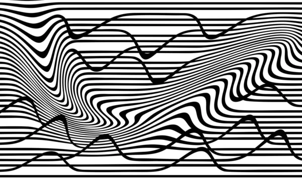 Abstract Background Monochrome Waves — Stock Photo, Image