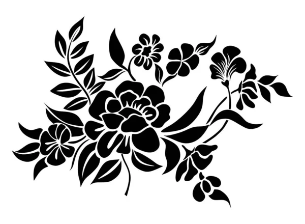 Ilustración Vectorial Fondo Floral Botánico — Foto de Stock