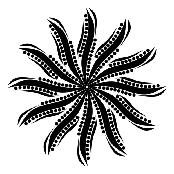 Mandala Abstract Flower Pattern Vector Illustration — Stock fotografie