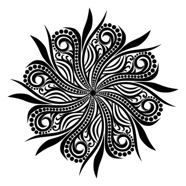 Abstract Vector Mandala Hand Drawn Illustration — Stock fotografie